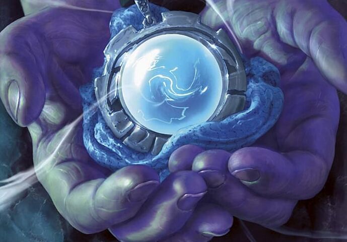 magic amulet sa mga kamay at singilin ito
